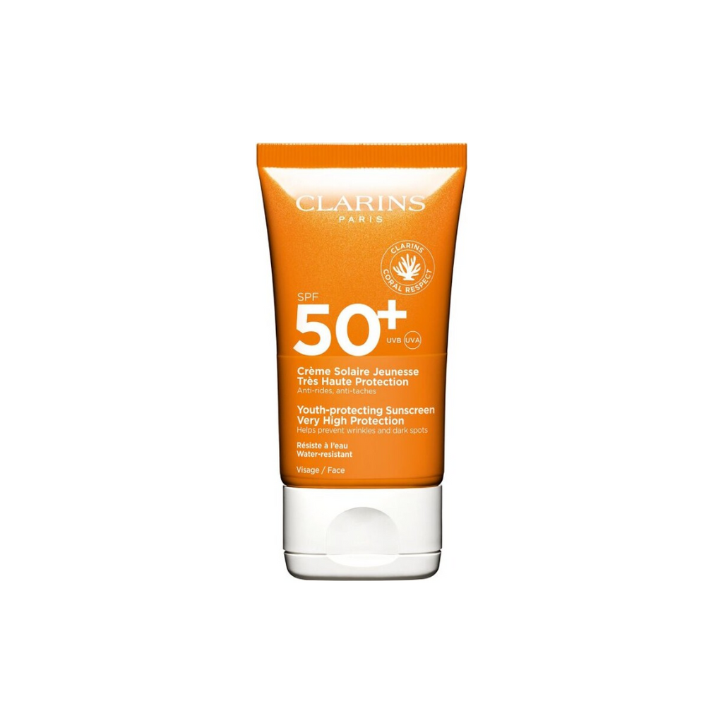 Clarins High Protection Youth Sun Cream for Face Spf50| Skincare – Feel22