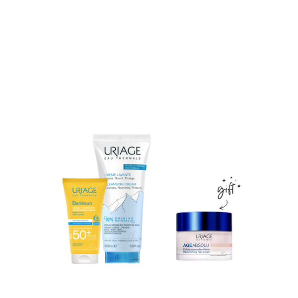 Uriage Bariesun Protection & Cleansing Cream Bundle + Free Gift