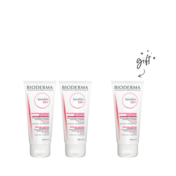 Bioderma Sensibio Cleansing Gel Buy 2 Get 1 Bundle