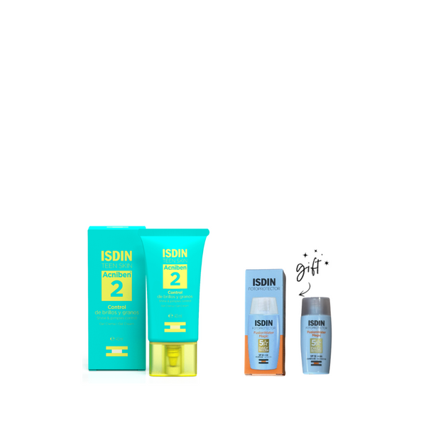 Isdin Acniben Pimple Control Gel + Free Sunscreen Bundle