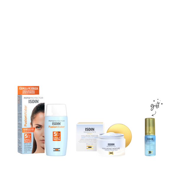 Isdin Isdinceutics Moisturizer x Fotoprotector Fusion Bundle + Free Gift