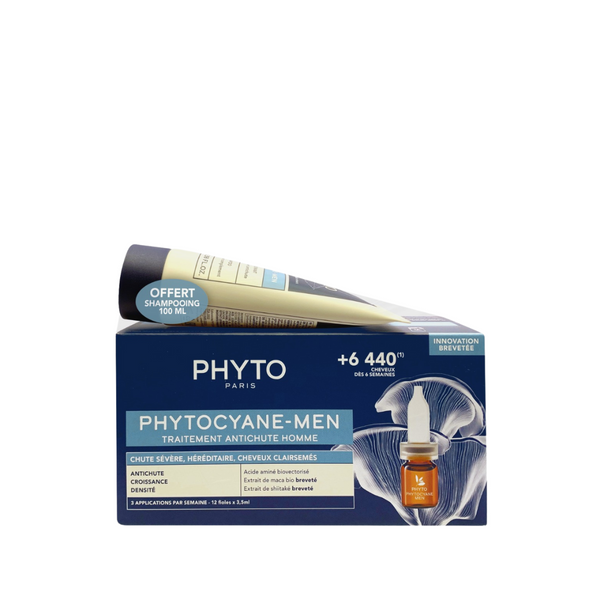 Phyto Men Phytocyane Progressive Set + Free Shampoo