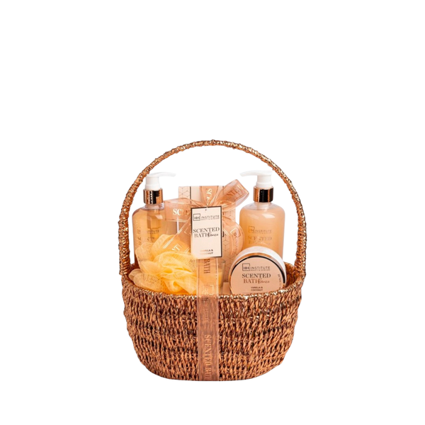 IDC Institute Scented Bath Bronze 6 Pcs Basket Set