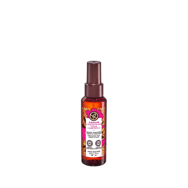 Yves Rocher Body And Hair Mist Argan & Rose Petals 100ml