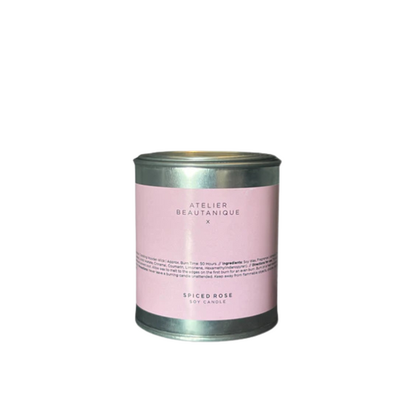 Atelier Beautanique Soy Candle Spiced Rose 300g