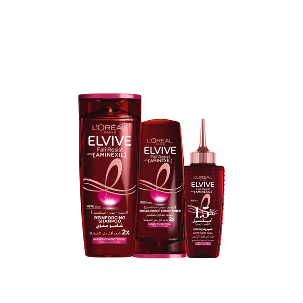 L'Oreal Paris Elvive Fall Resist Full Routine Bundle At 15% Off