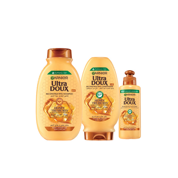 Garnier Ultra Doux Full Range Honey Or Charcoal Bundle At 20% Off