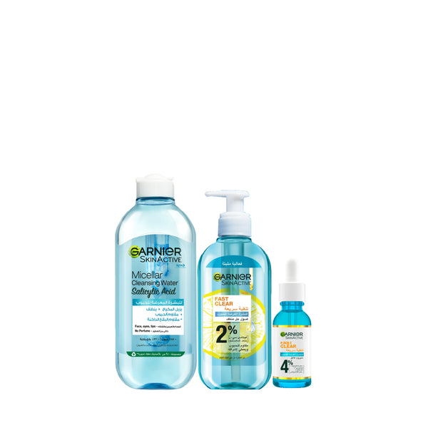 Garnier Fast Clear Anti-Acne Bundle At 15% Off