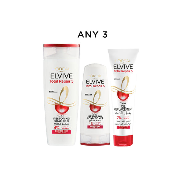 L’Oréal Paris Elvive Shampoo, Conditioner & Mask Bundle At 20% Off