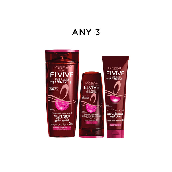 L'Oréal Paris Elvive Top Tier Shampoo, Conditioner & Oil Bundle At 20% Off