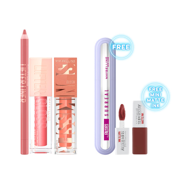 Maybelline The Iconic Black Friday Bundle + Free Flasies & Mini Matte Ink At 30% Off