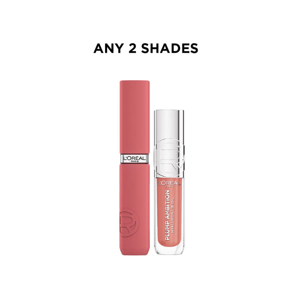 L’Oréal Paris Matte Resistance & Plump Ambition Bundle At 25% Off