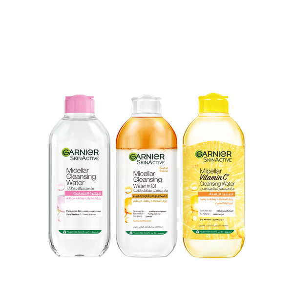 Garnier Micellar Full Sized Collection Bundle At 15% Off