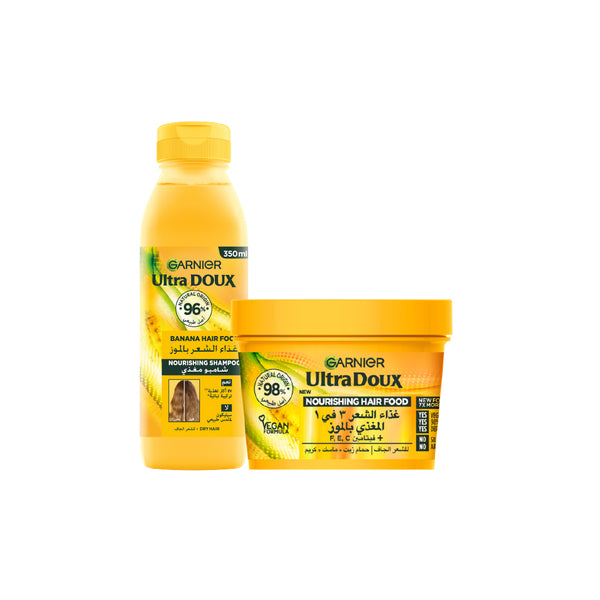 Garnier Ultra Doux Hair Food Duo Bundle At 15% Off