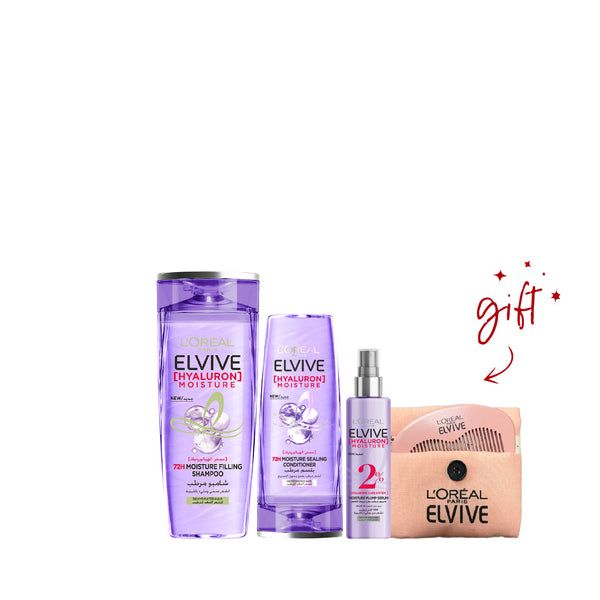 L'Oreal Paris Elvive Hyaluron Moisture Basics Bundle At 10% Off