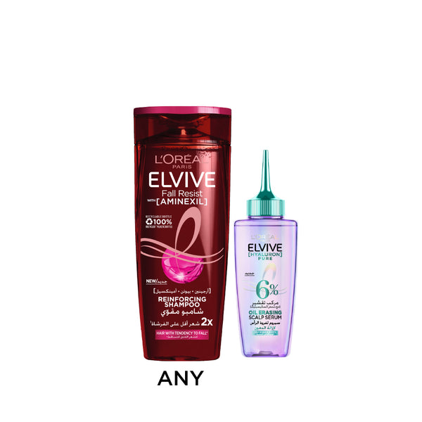 L'Oréal Paris Elvive Hyaluron Pure Serum & Any Shampoo Bundle At 15% Off