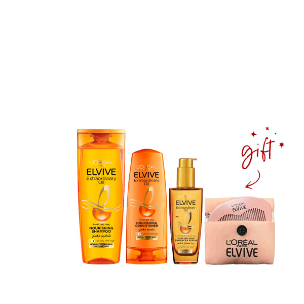 L'Oreal Paris Elvive Shiny Hair Bundle + Free Comb At 10% Off