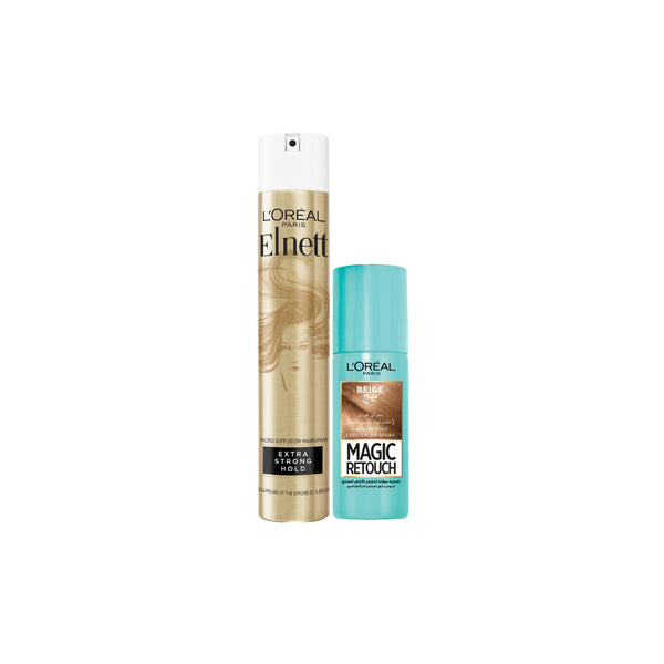 L'Oréal Paris Magic Retouch x Elnett Spray Bundle At 20% Off