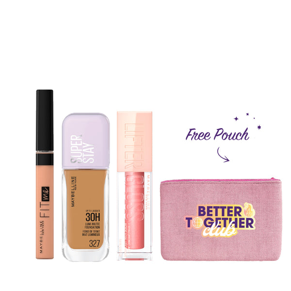 Maybelline Get THE Look Bundle At 20% Off + Free Pouch