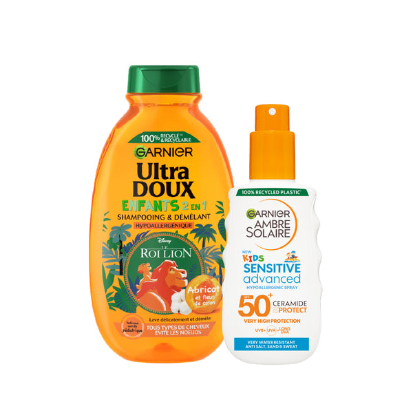 Garnier Ambre Solaire Kids x Ultra Doux Shampoo Bundle At 15% Off