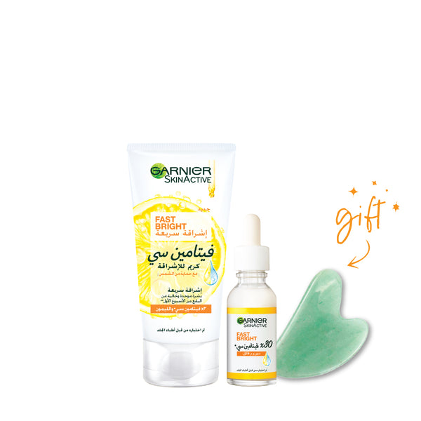 Garnier Fast Bright Serum And Day Cream Bundle At 15% Off