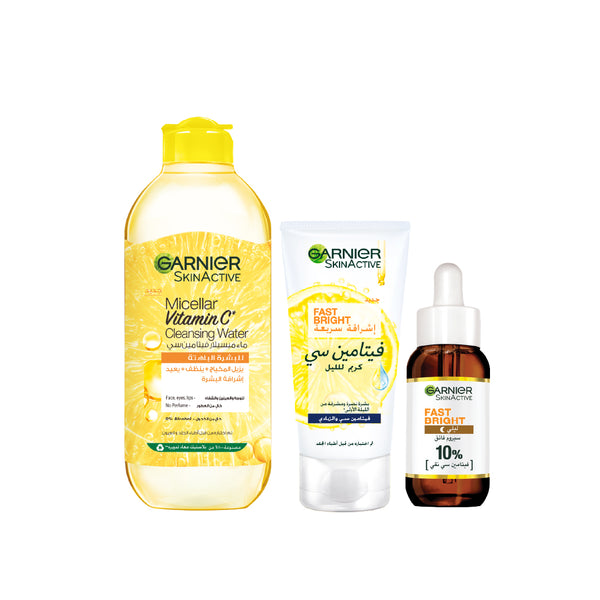 Garnier Fast Bright Night Routine Bundle At 20% Off