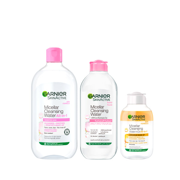 Garnier Micellar Water Mixed Trio Bundle At 15% Off