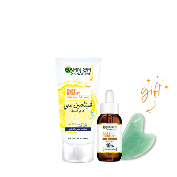 Garnier Fast Bright Overnight Bundle At 15% Off