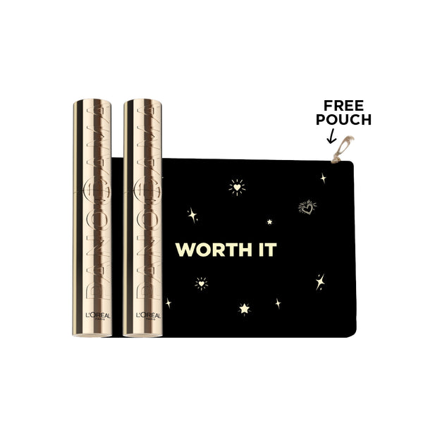 L'Oréal Paris Panorama Mascara Duo Bundle At 20% Off + Free Pouch