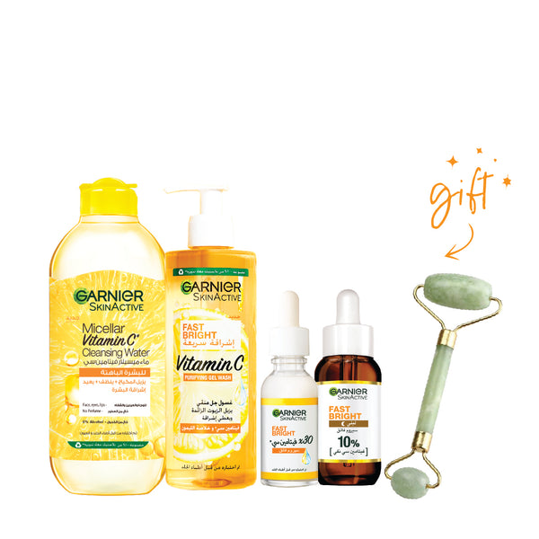 Garnier Vitamin C Face Wash, Serum & Micellar Bundle At 25% Off