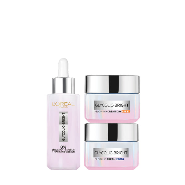 L’Oreal Paris Glycolic Glowing Bundle At 20% Off