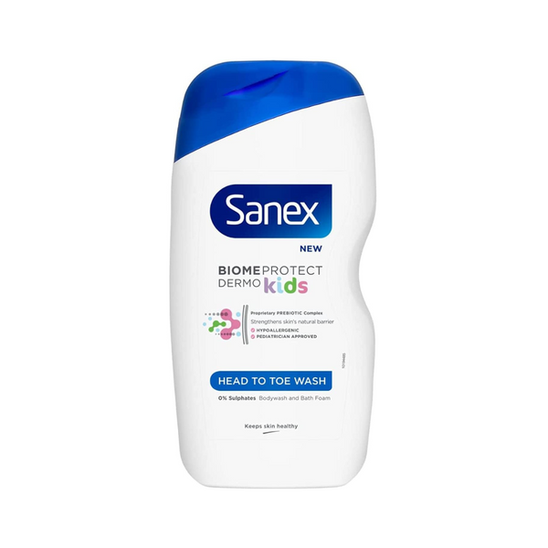 Sanex Dermo Kids Shower Gel & Bubble Bath Foam