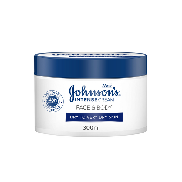 Johnson's Intense Cream Face & Body 300ml