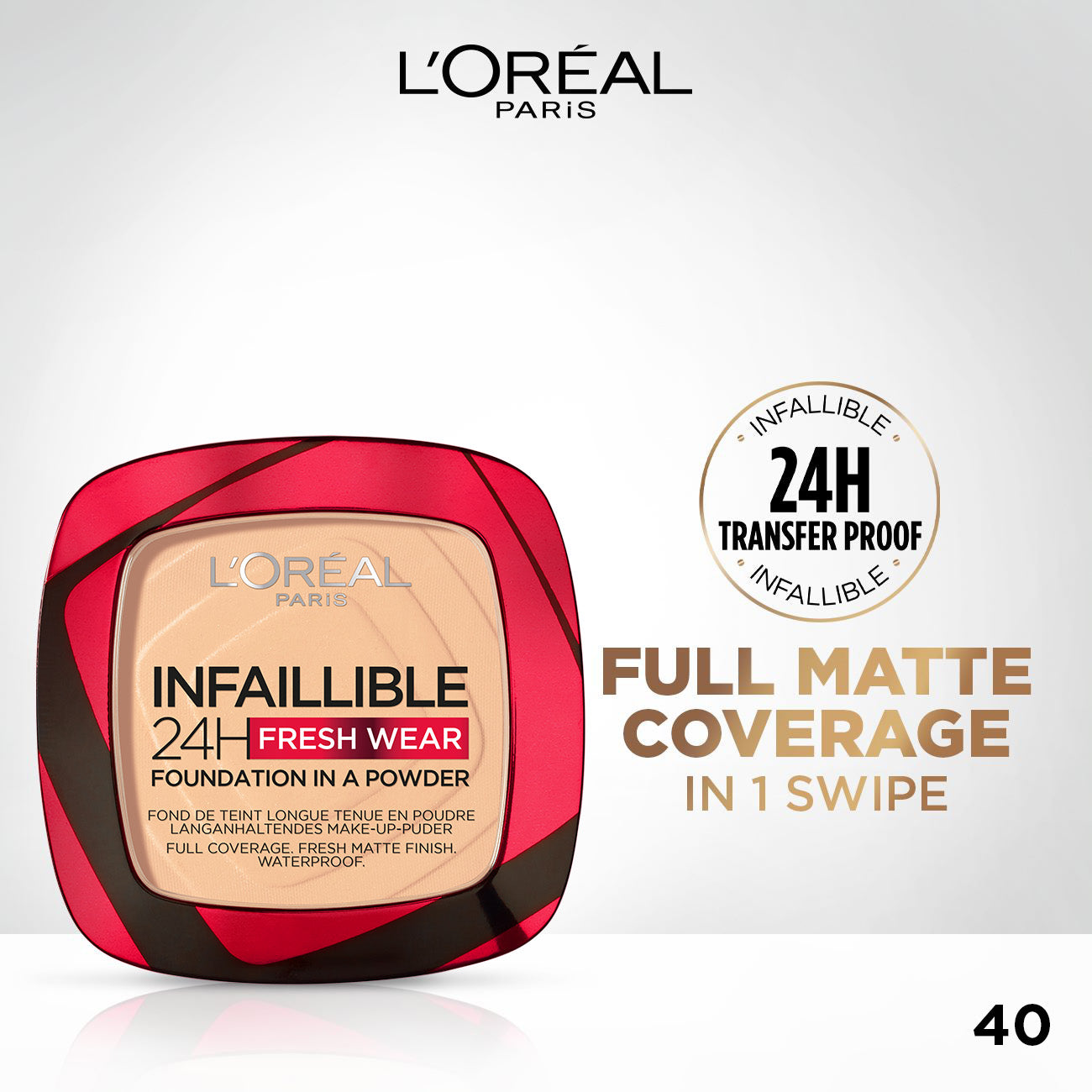 L'oreal Paris Infallible Up To 24h Fresh Wear Foundation In A