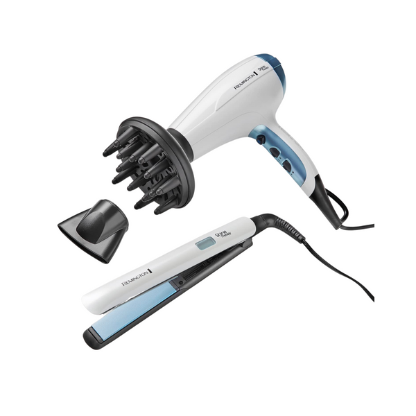 Buy REMINGTON Shine Therapy D5216 Hair Dryer - White & Teal | Currys
