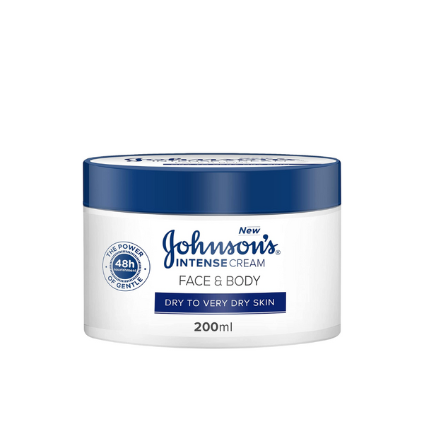 Johnson Intense Cream Face And Body For Dry To Very Skin 200ml