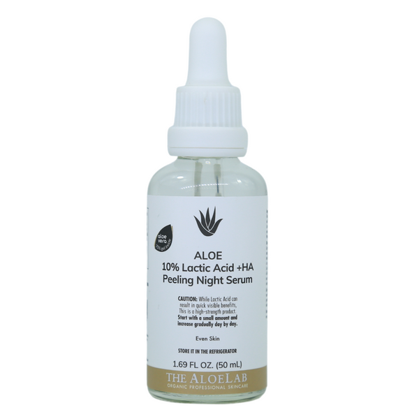 The Aloelab Even-Skin Aloe 10% Lactic Acid Peeling Night Serum