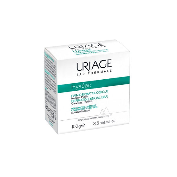 Uriage Hyseac Dermatologic Cleansing Bar for Oily Skin 100g