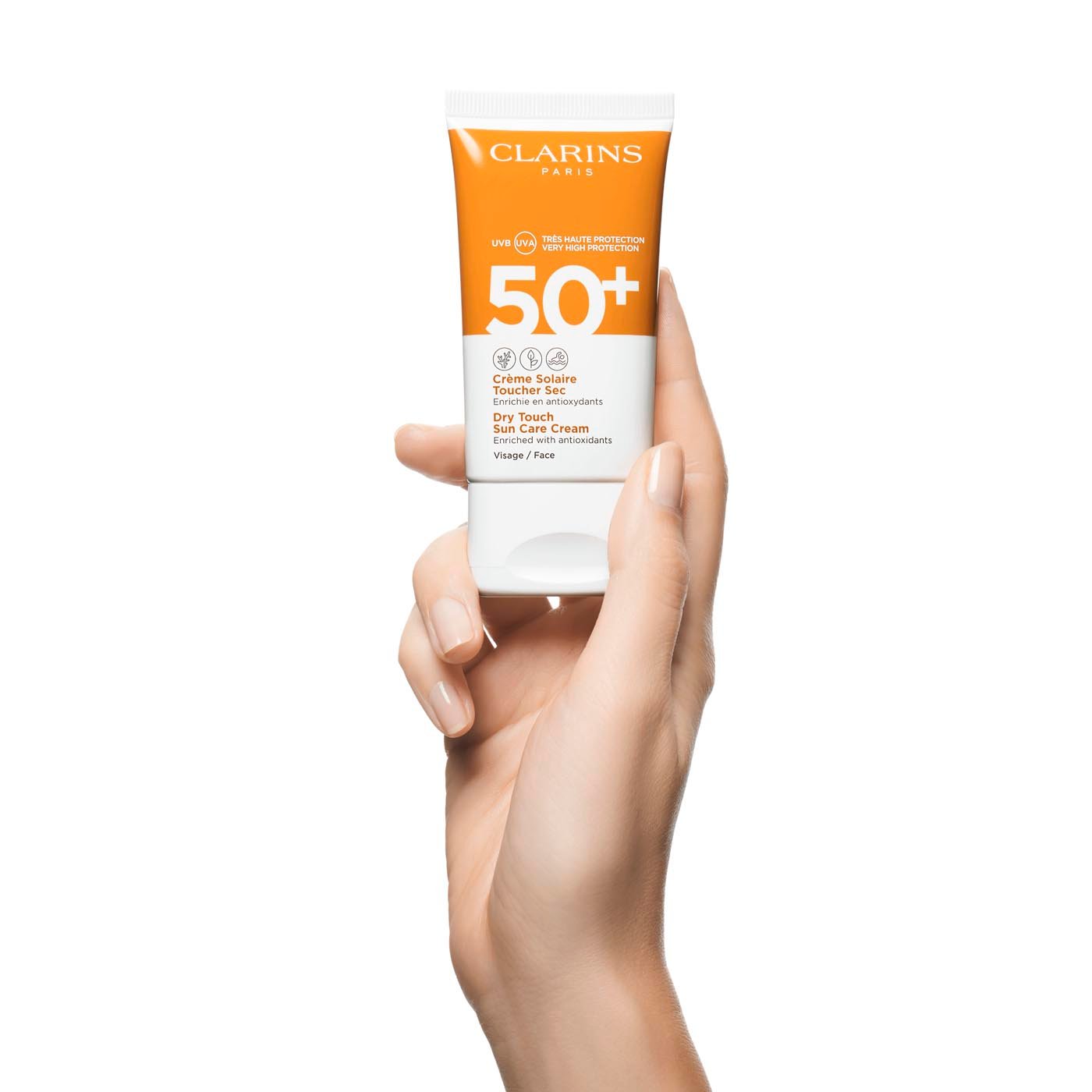 Clarins Dry Touch Sun Care Cream For Face SPF 50 50ml