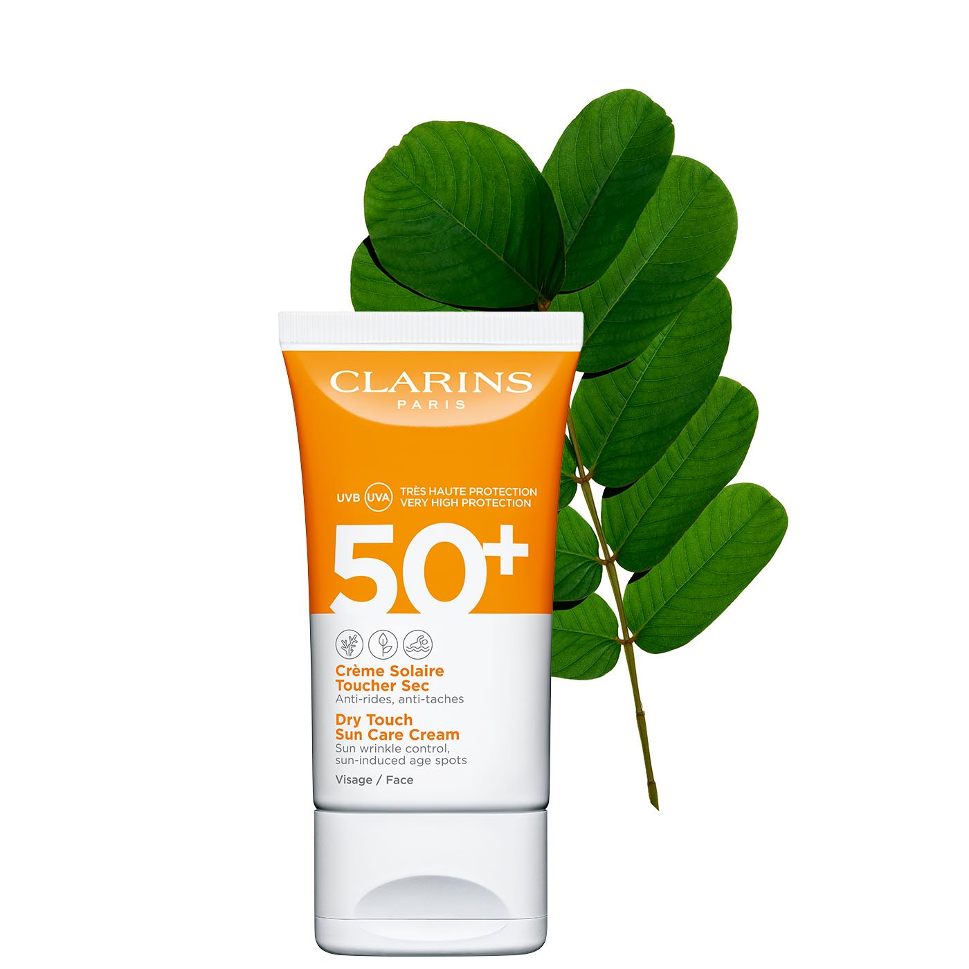 Clarins Dry Touch Sun Care Cream For Face SPF 50 50ml