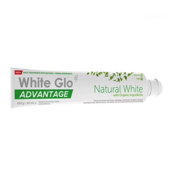 White Glo Advantage Natural Toothpaste 140g