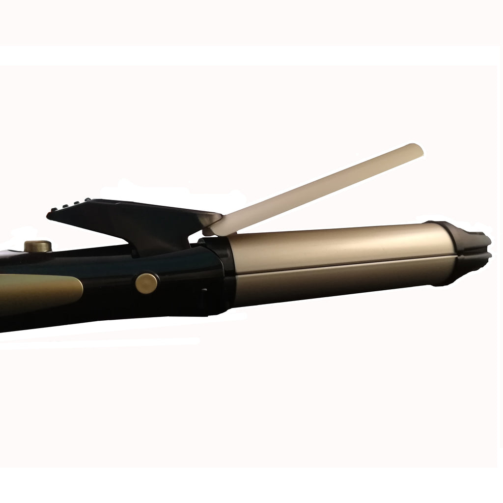 Paiter Hair Straightener and Curler Ceramic Iron BLACK and GOLD