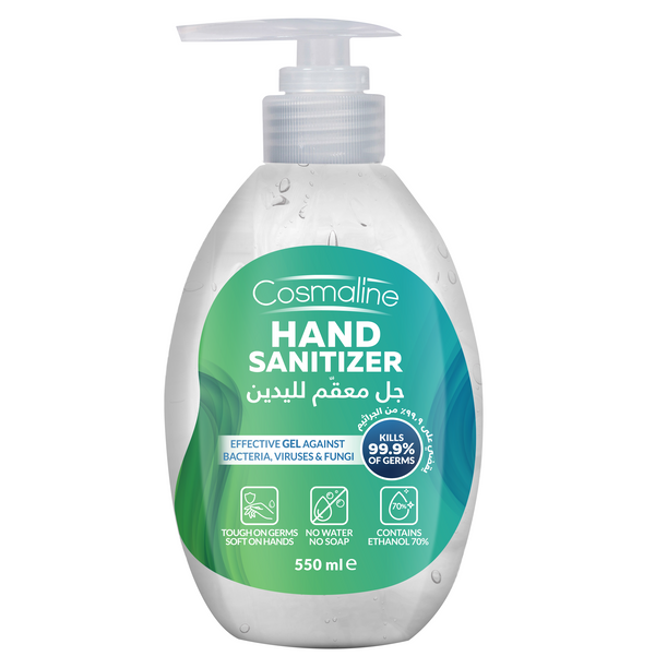 Cosmaline Anti-Microbial Hand Sanitizer Gel 550ml