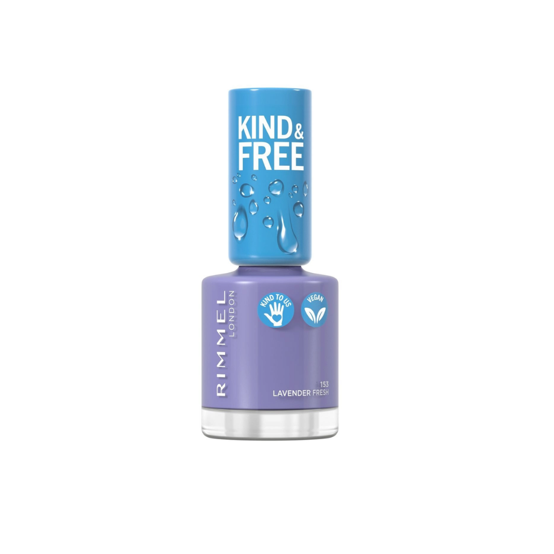 Rimmel Kind & Free Nail Polish Clean 153 Lavender Light| Makeup ...