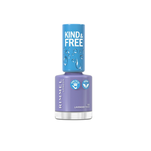 Rimmel Kind & Free Nail Polish Clean 153 Lavender Light