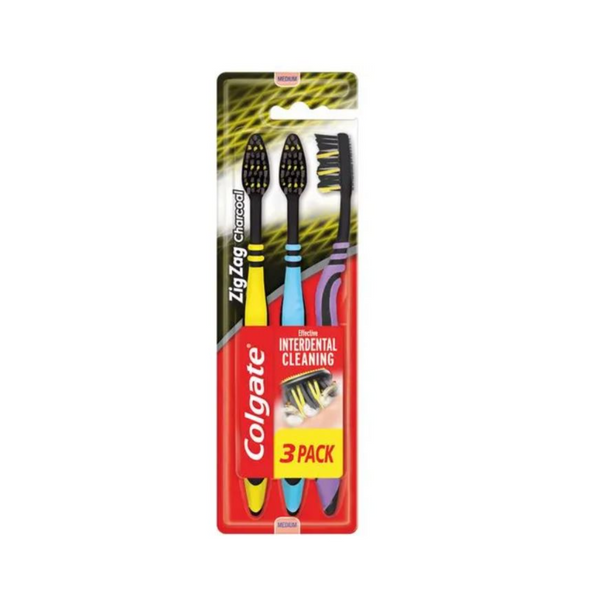 Colgate Zigzag Charcoal Toothbrush Buy 2 Get 1 Free