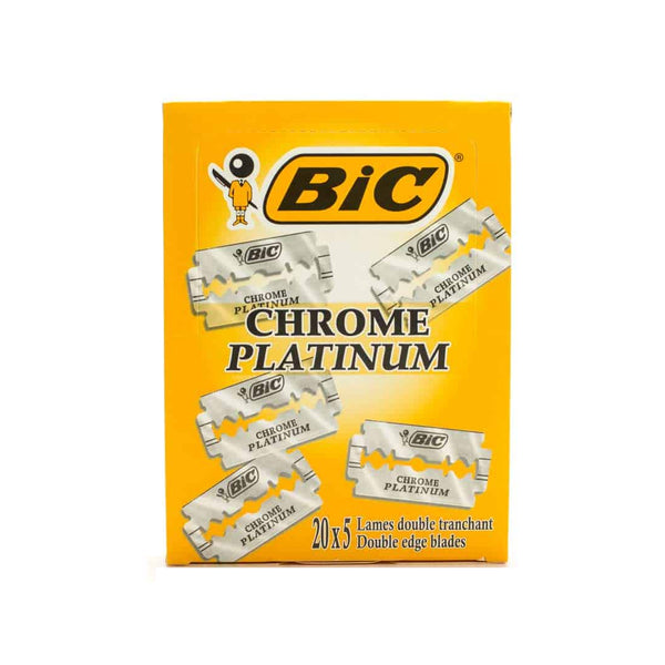 Bic Double Edge Razor Blades Chrome Platinum