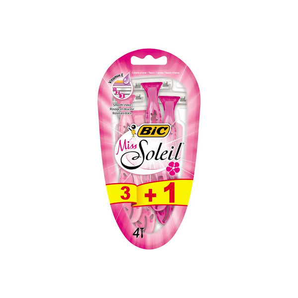 Bic Miss Soleil Razor 3 + 1 Free