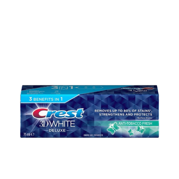Crest 3D White Anti Tobacco Toothpaste 75ml