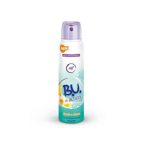 Bu In Action Fresh Clean Deodorant 150ml 48H